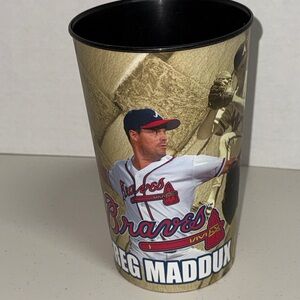 Atlanta Braves Greg Maddux  31, 2014 season Souvenir Cup BPA-free, EUC